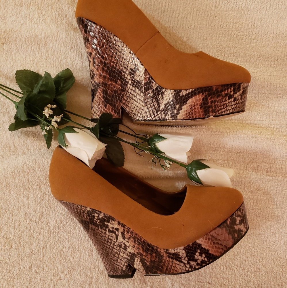Material girl wedges